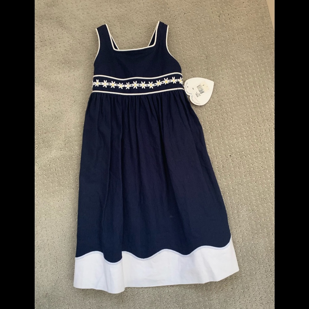 NWT girls Navy dress size 4